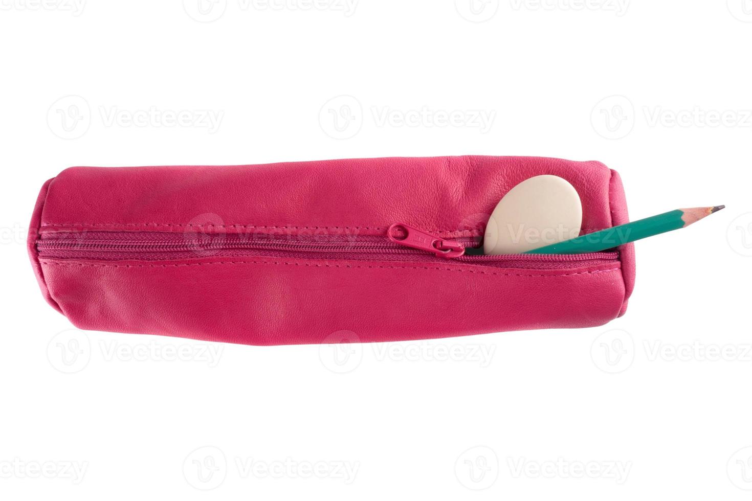 Pink pencil case JPEG photo