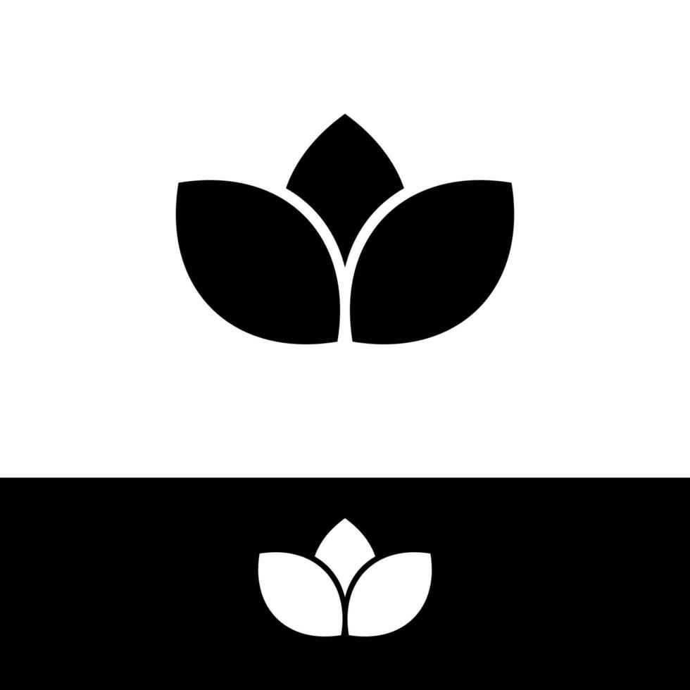 black and white simple and elegant logo template, suitable for restaurant or company and the like vector EPS