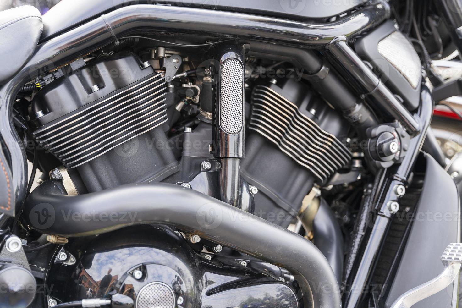 V-shaped motorcycle engine, 2 Cylinders photo