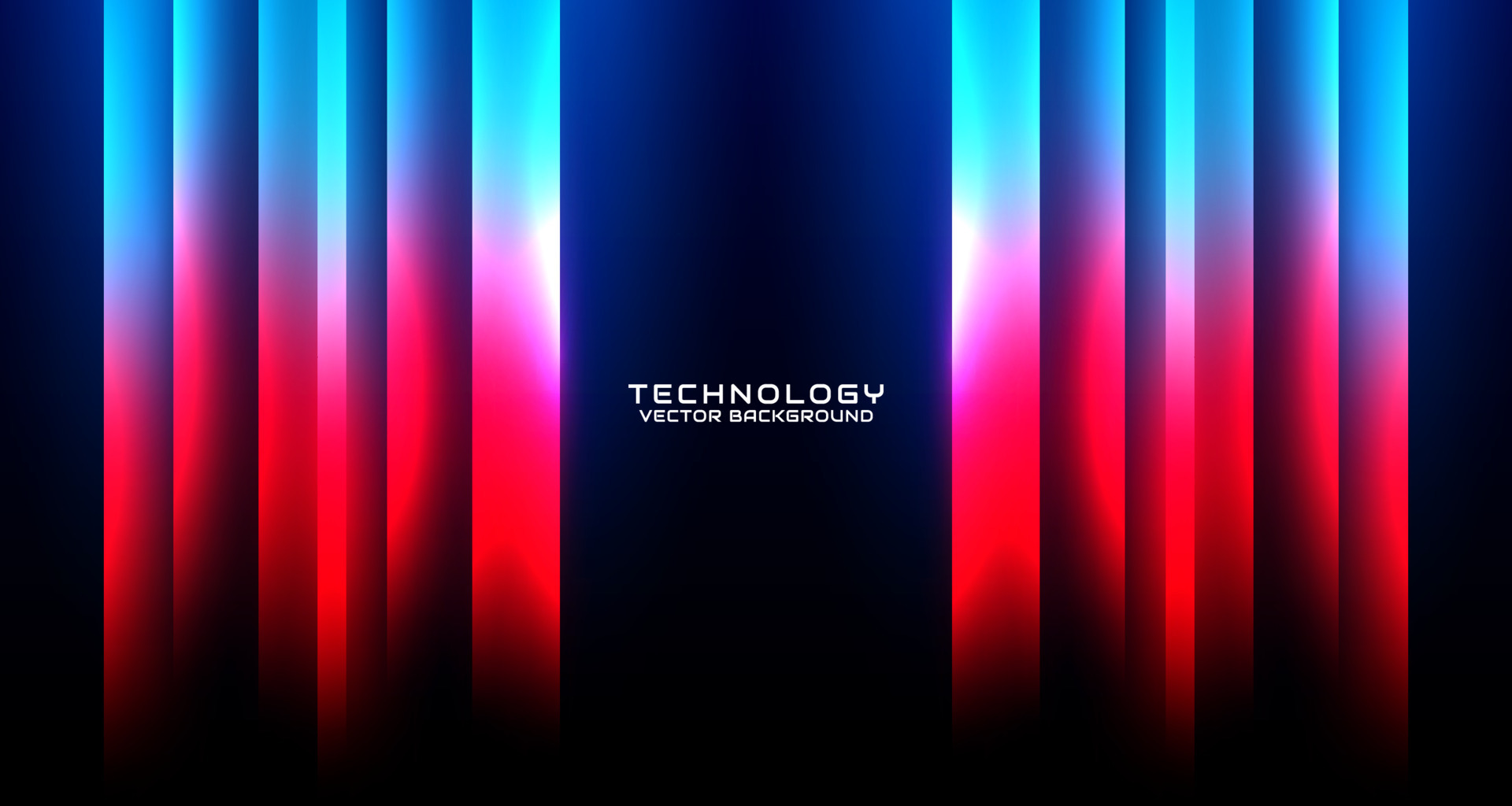 3D red blue techno abstract background overlap layer on dark space with glowing effect