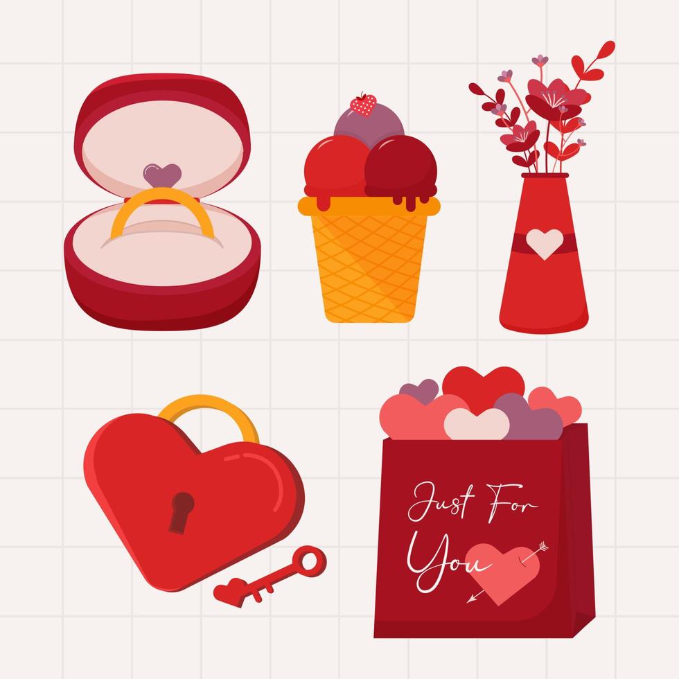 Valentines Day Element Collections vector