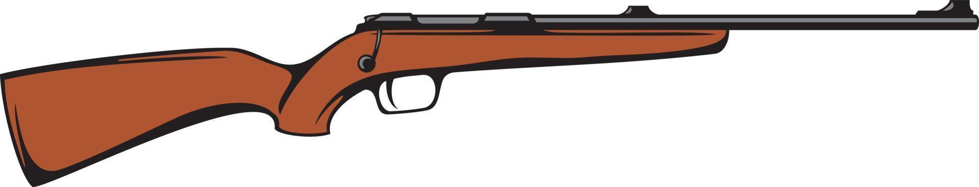 color del rifle de caza. ilustración vectorial vector