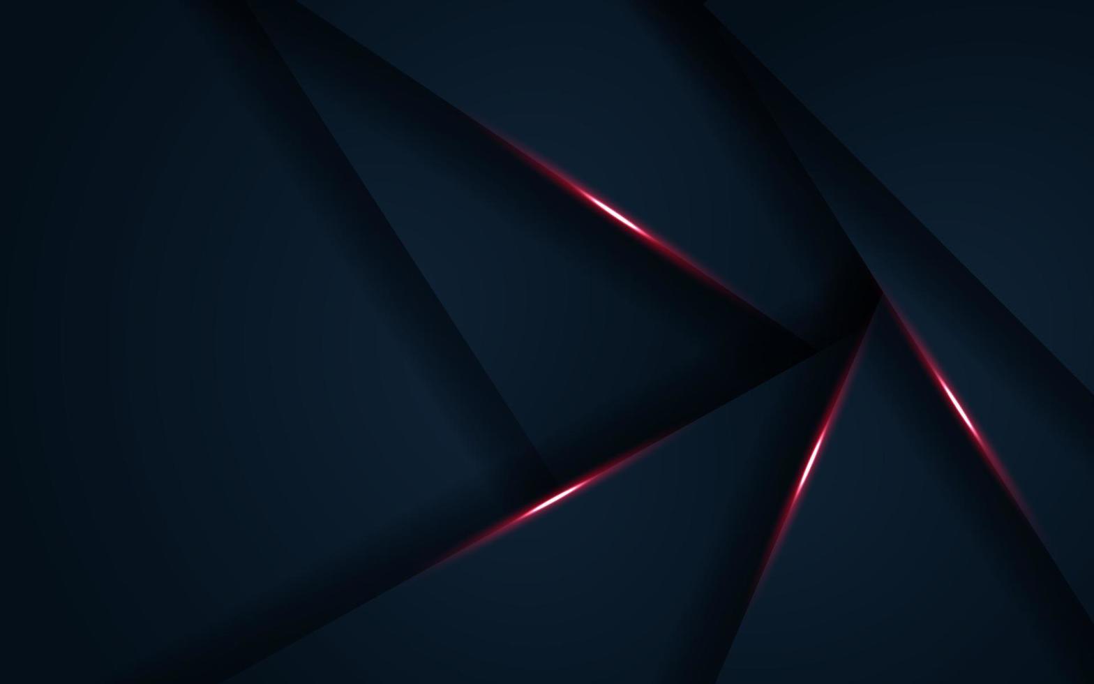 abstract dark navy with red light line and text on blank space for text design modern luxury futuristic background vector illustration