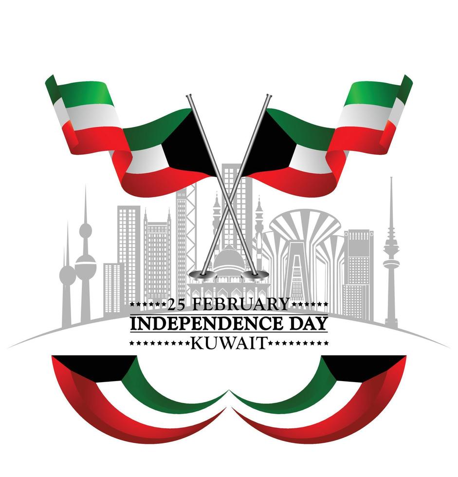 día nacional de kuwait vector