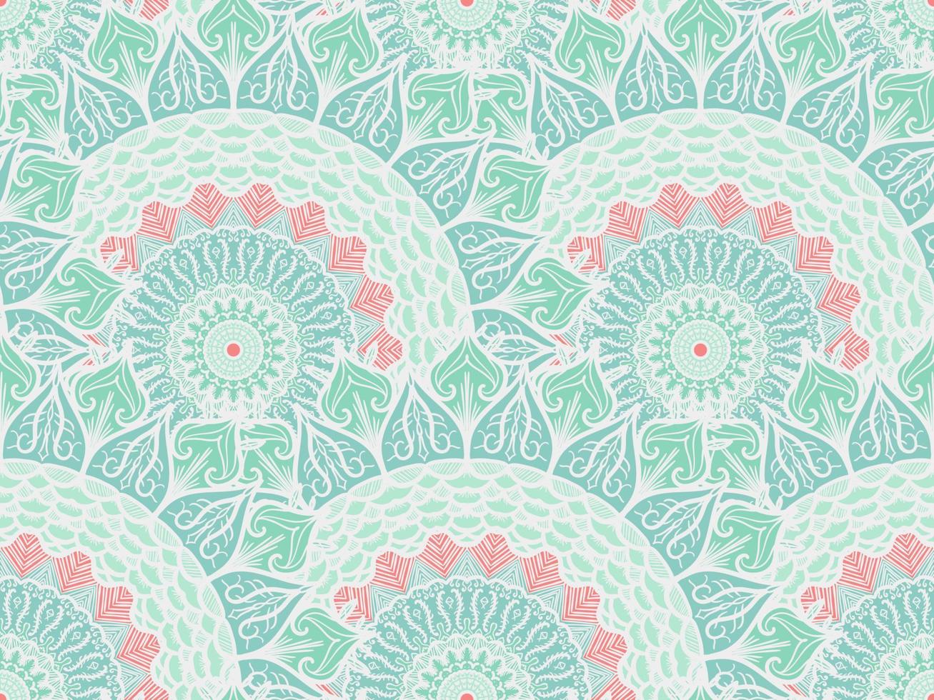 Mandala Seamless Pattern vector