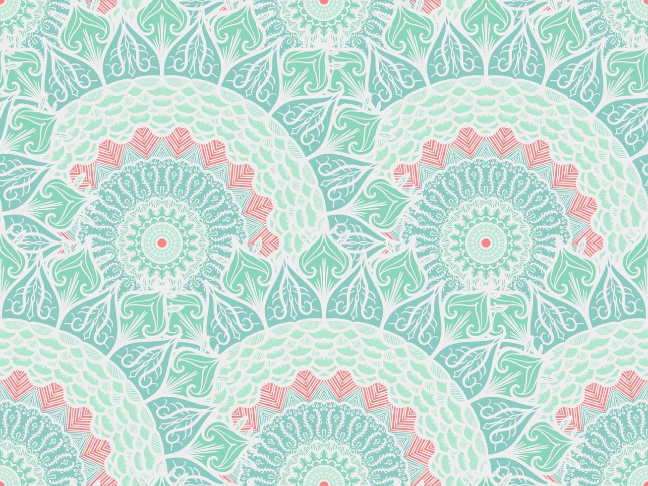 Mandala Seamless Pattern vector