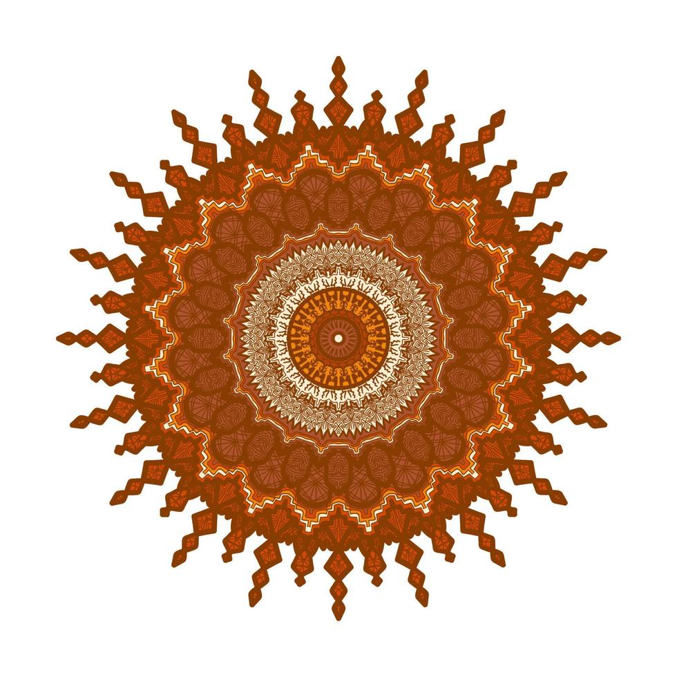 Mandala Line Template vector