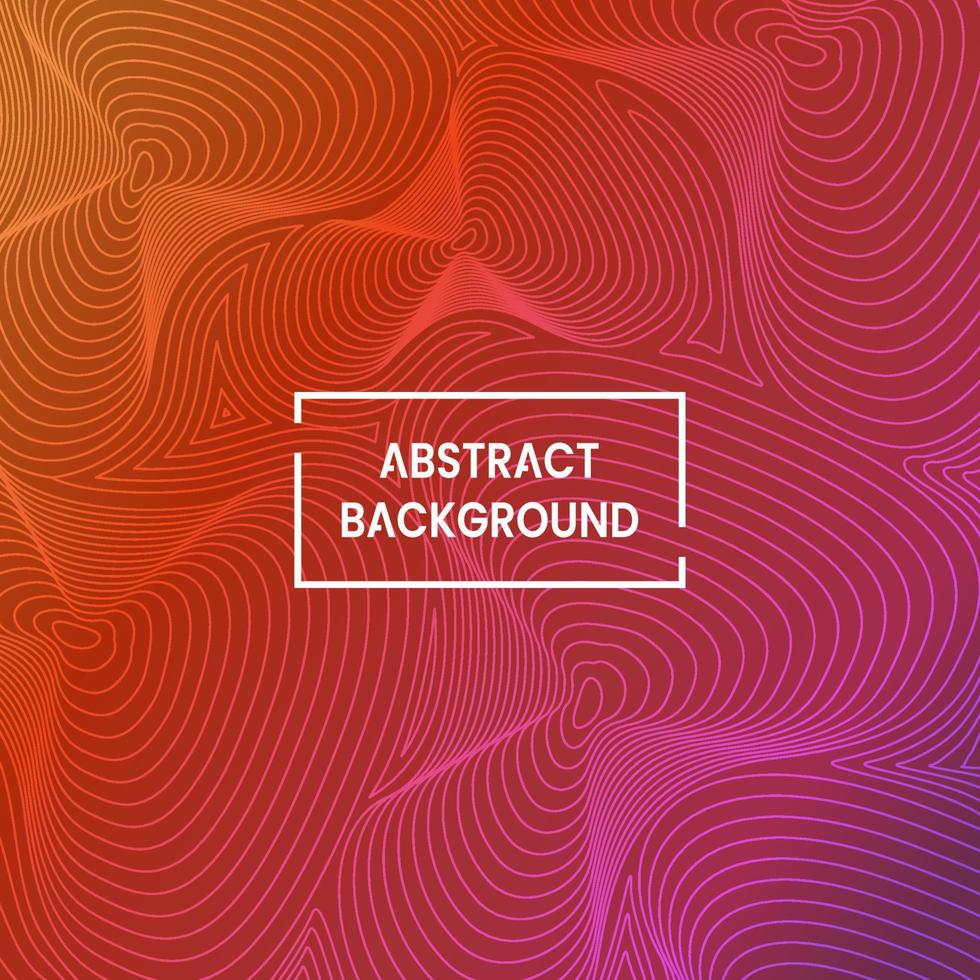 dark orange, pink and purple abstract background design with topographic line texture. colorful and modern concept. used for backdrop, wallpaper, banner or flyer vector
