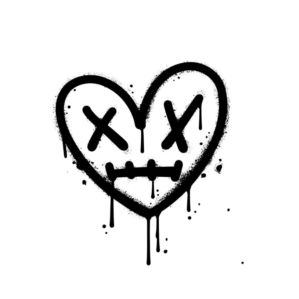 vector de logotipo de icono de corazón sangrante en estilo moderno