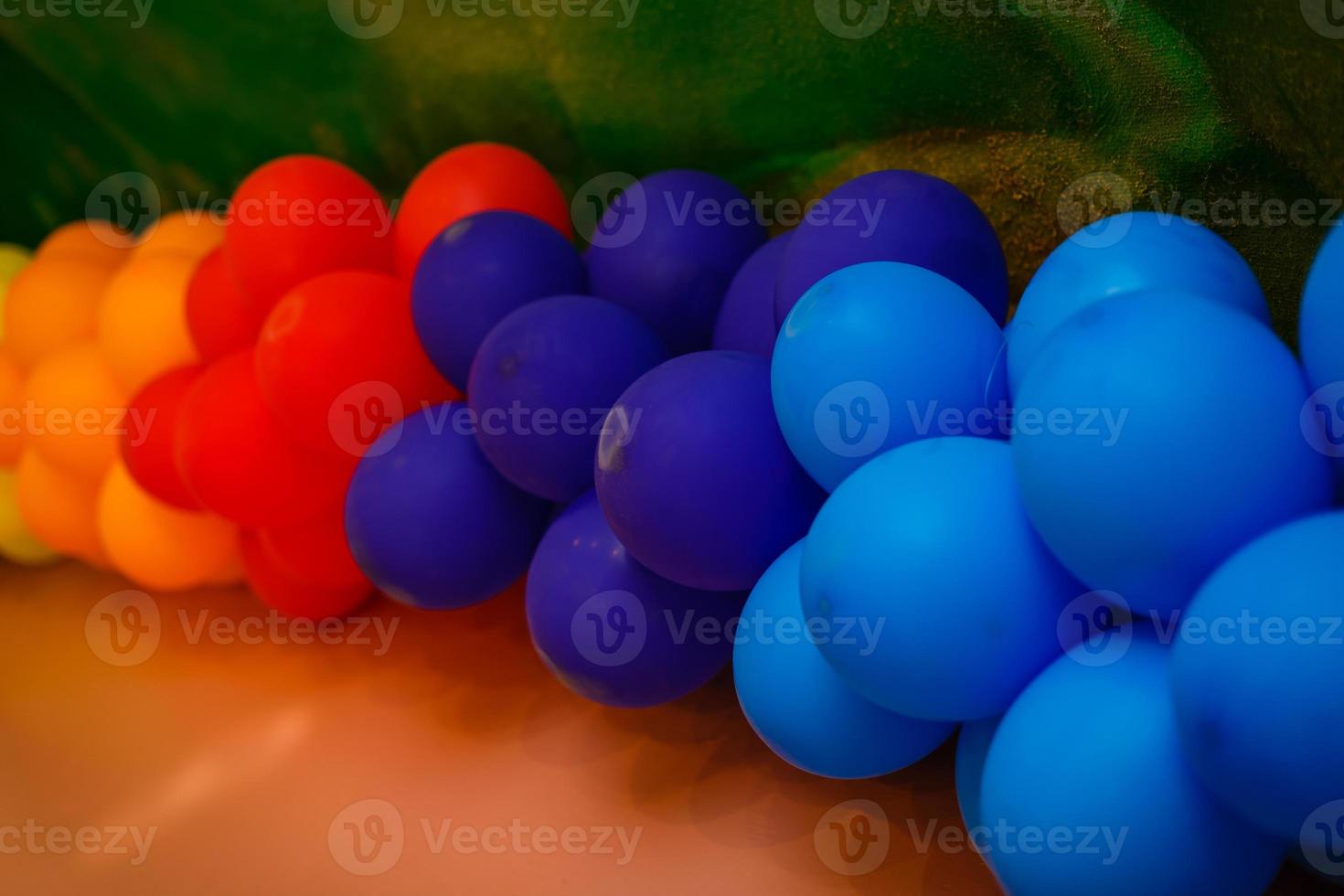 Colorful balloons background photo