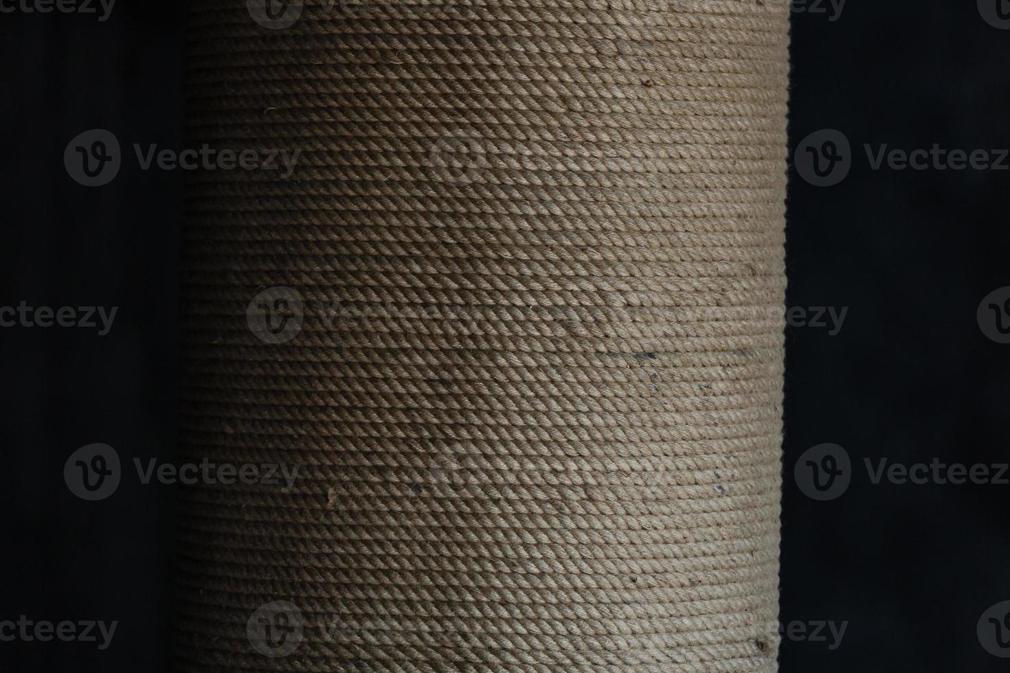 Spiral of rope texture photo