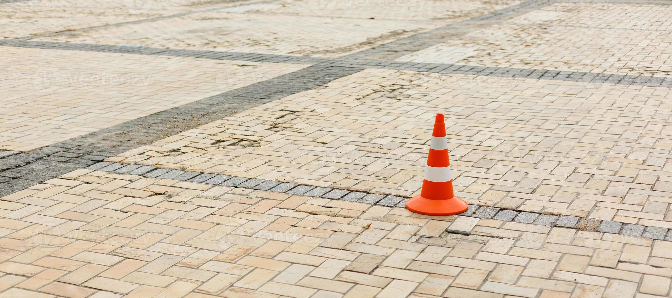 Traffic cones, barrier cone photo