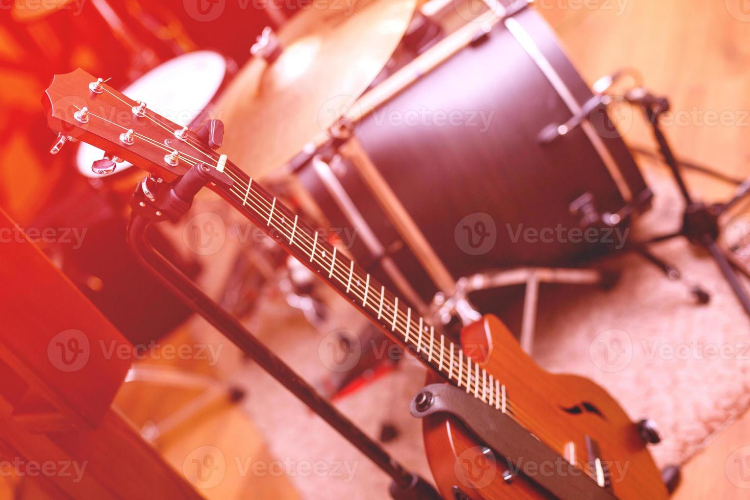 Jazz electric hollowbody guitar photo