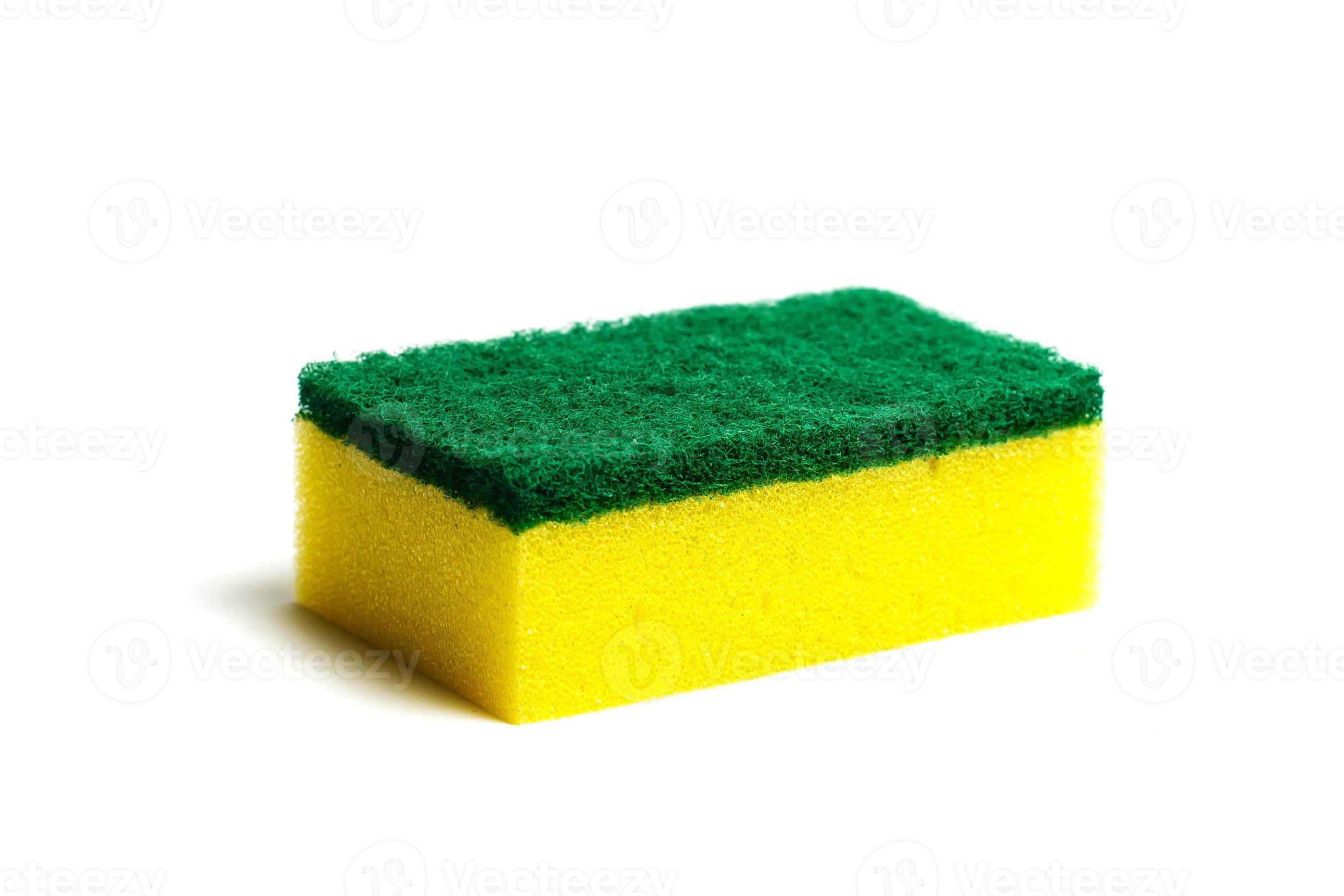 a-kitchen-sponge-isolated-on-the-white-background-17463349-stock-photo