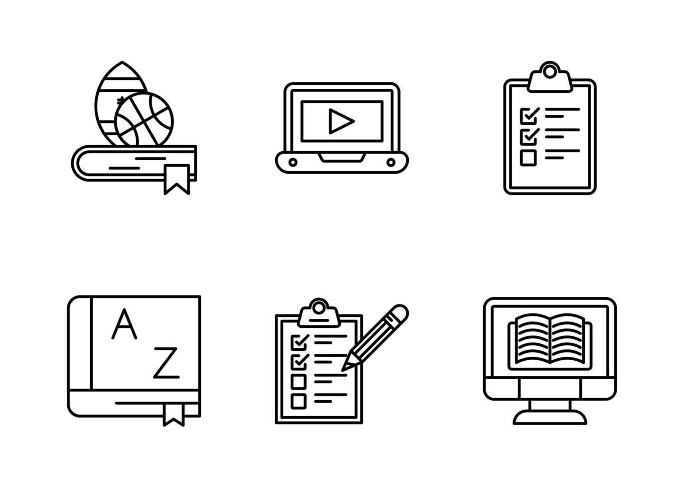 Learning Vector Icon Set