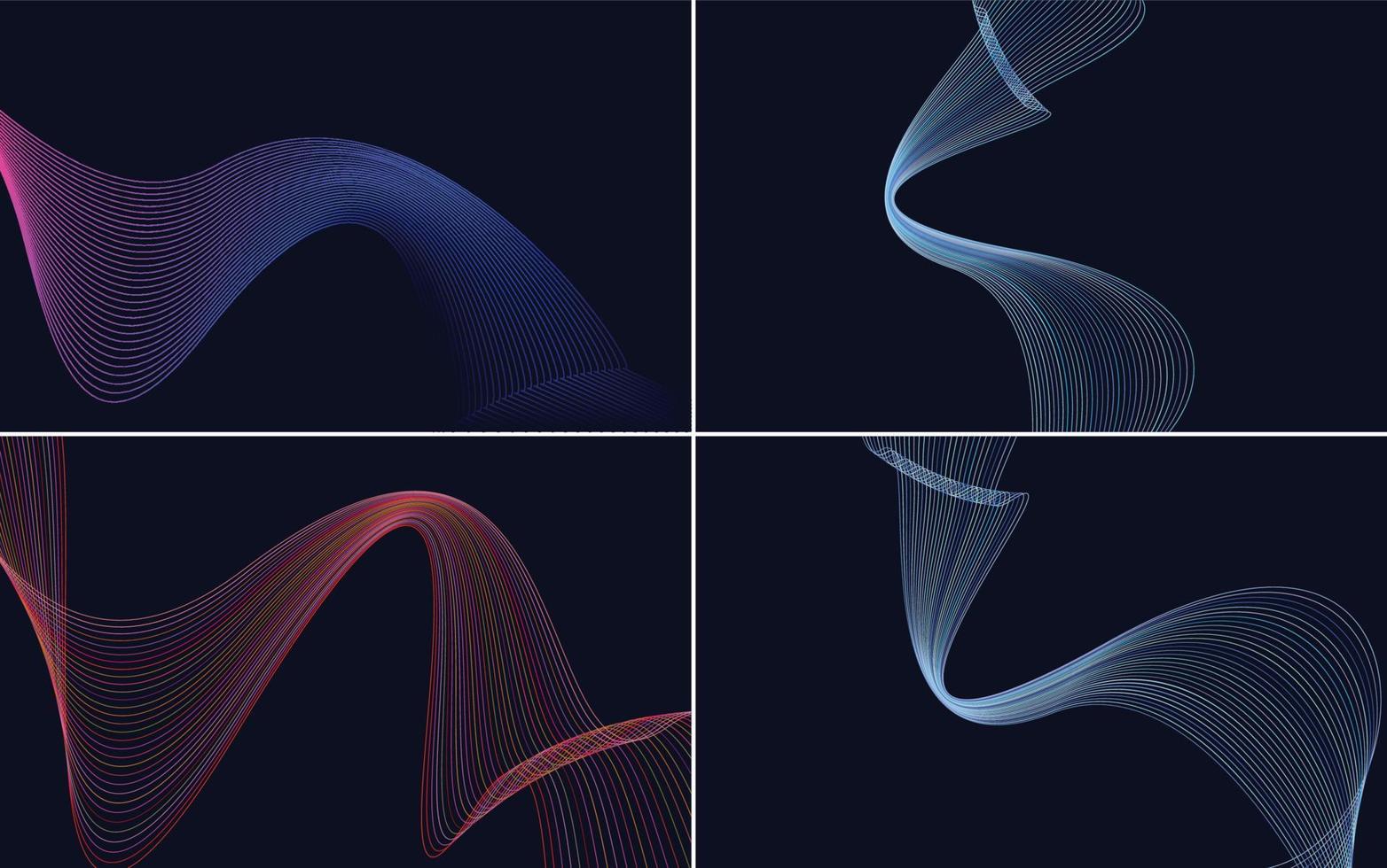 Add a touch of elegance to your presentation with this vector background pack