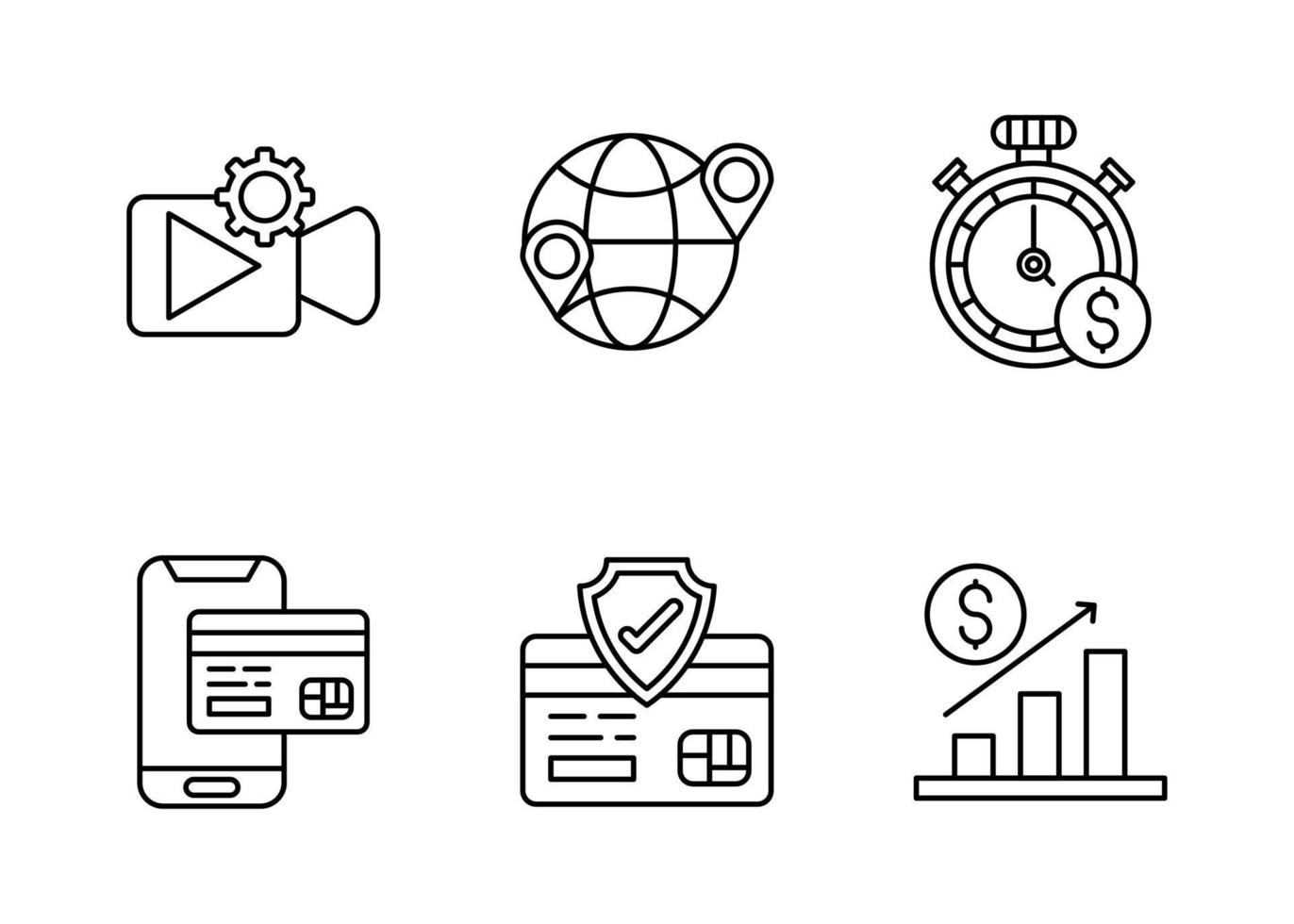 Banking Vector Icon Set