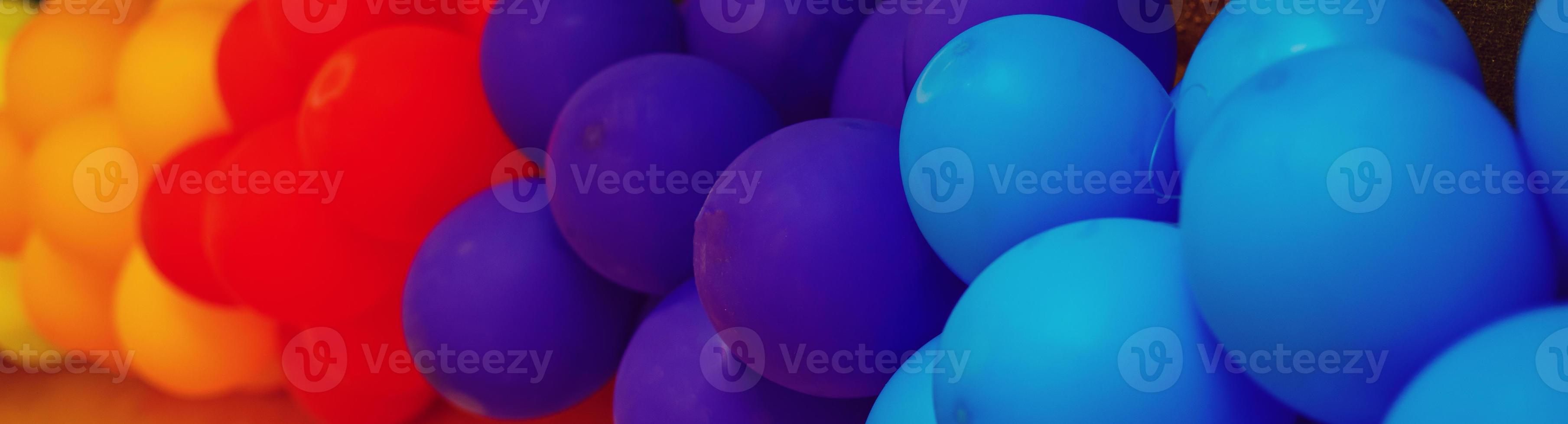 Colorful balloons background photo