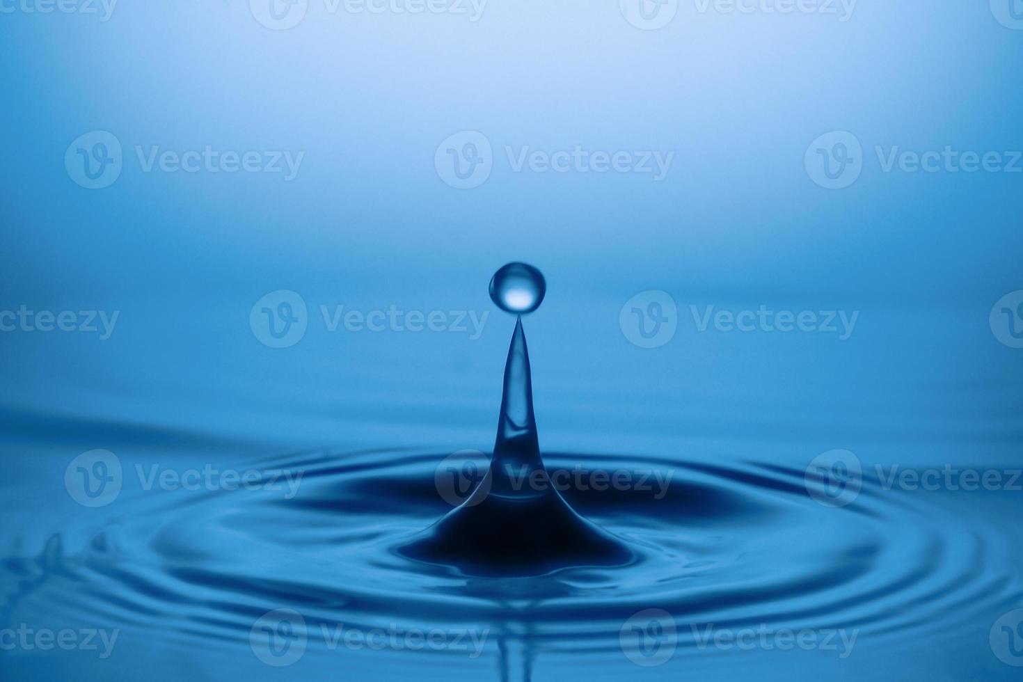 Drops of water and splashes. Water shape abstract background concept. photo