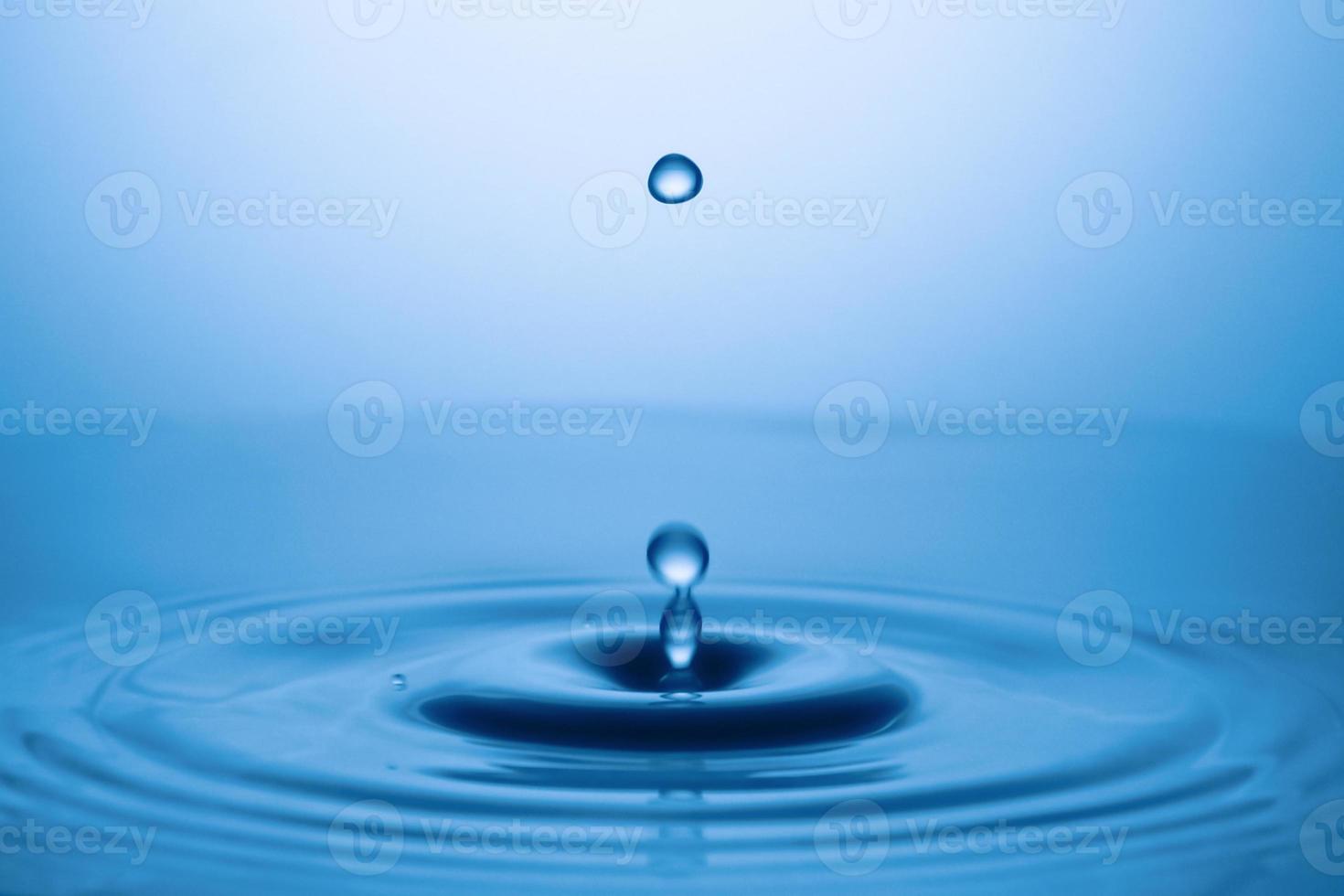 Drops of water and splashes. Water shape abstract background concept. photo