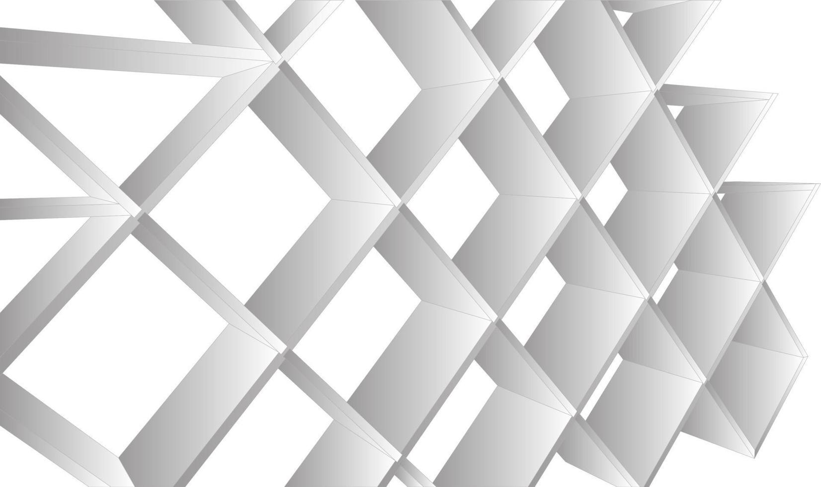 Abstract background - squares and lines composition created with lights and shadows. Technology or business digital template. Trendy simple fluid color gradient abstract background with dynamic vector