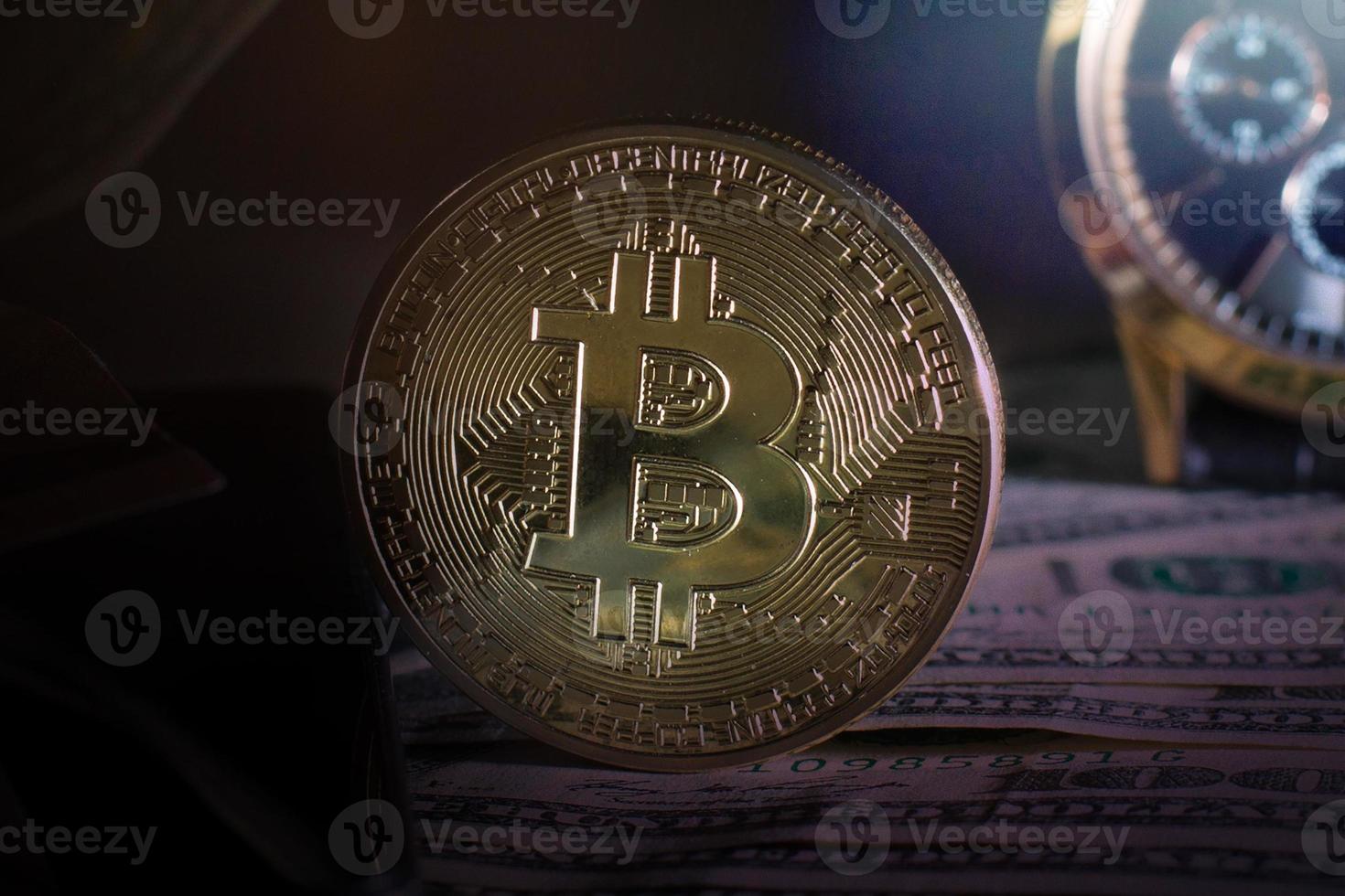 Picture of crypto currency smartphone clock, time, wristwatch photo