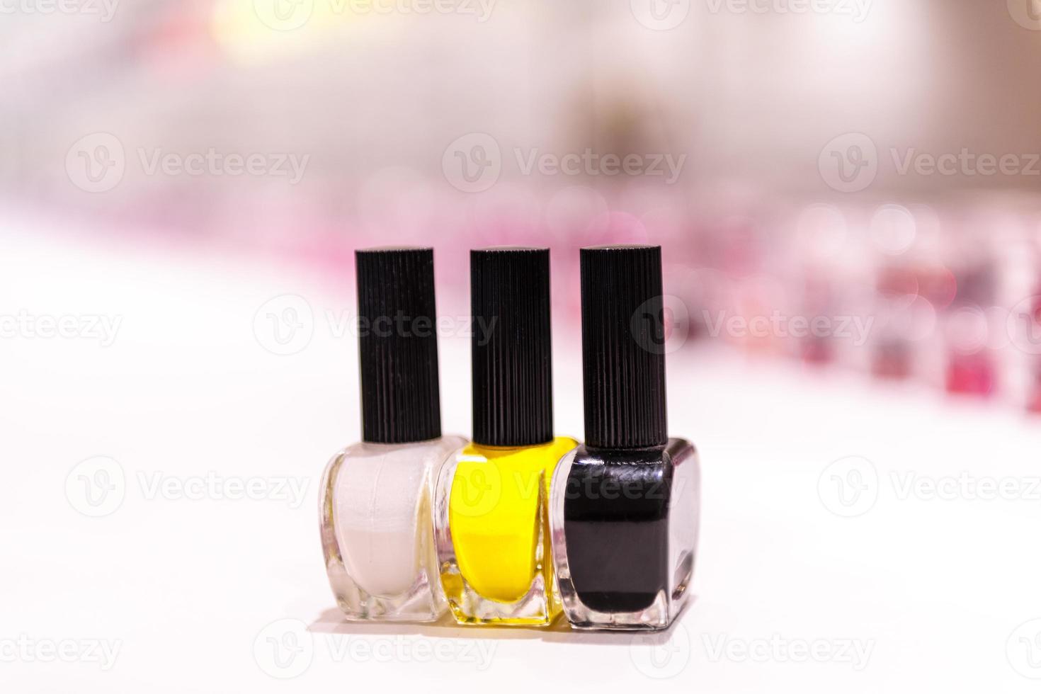 nail polish in different colours photo