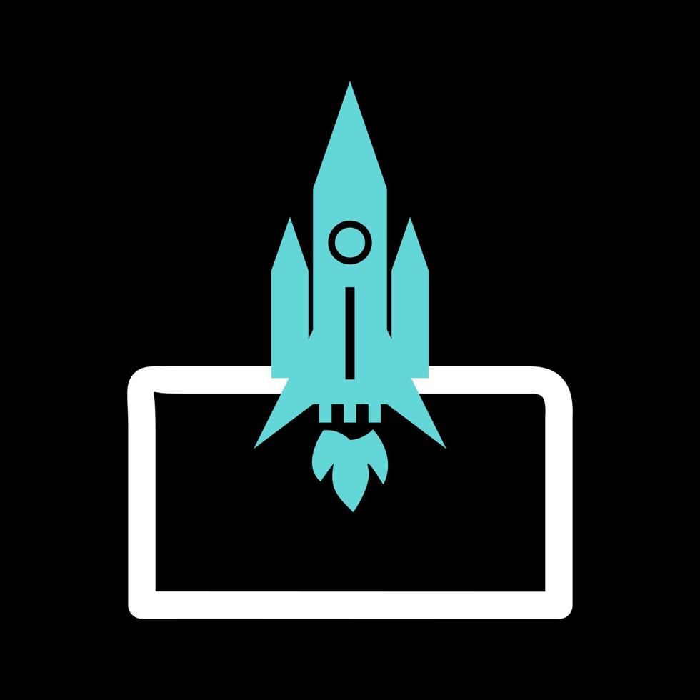 Rocket Launched Vector Icon