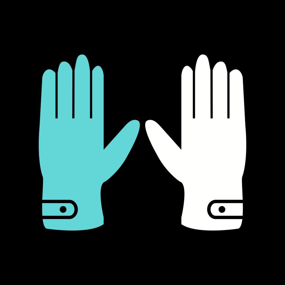 Leather Gloves Vector Icon