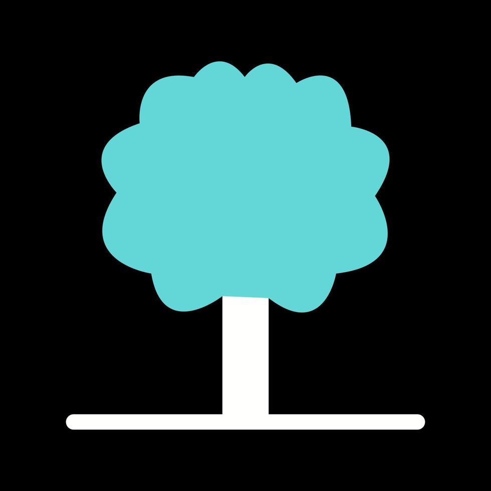 icono de vector de árbol