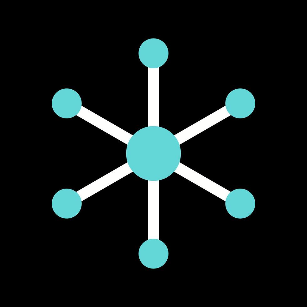Molecular Structure Vector Icon