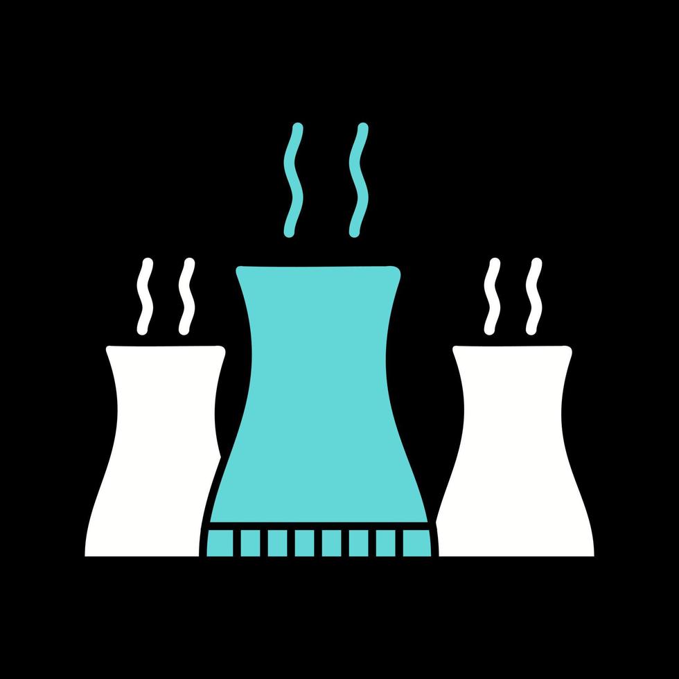 Nuclear Plant Vector Icon