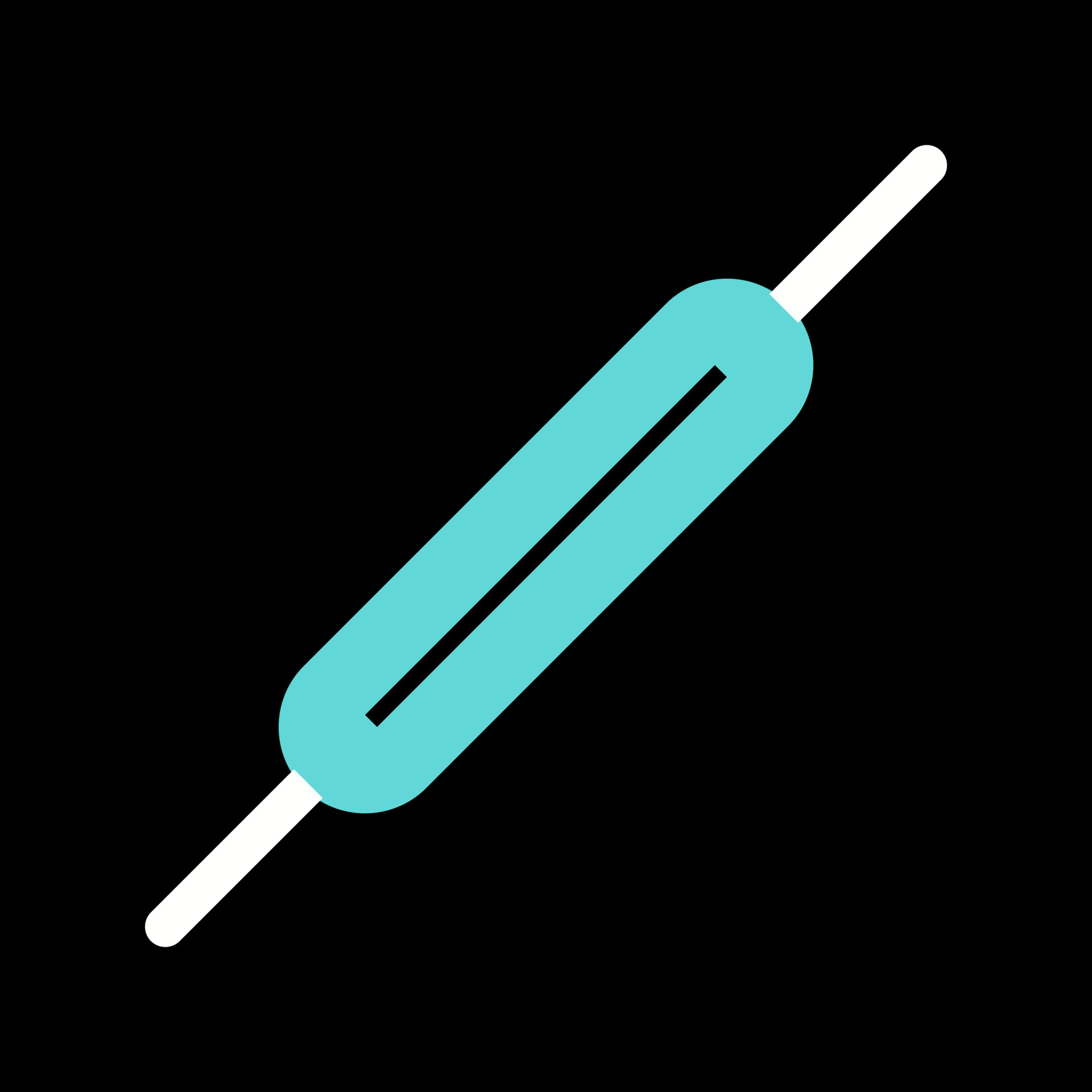 Roller Pin Vector Icon 17467828 Vector Art at Vecteezy