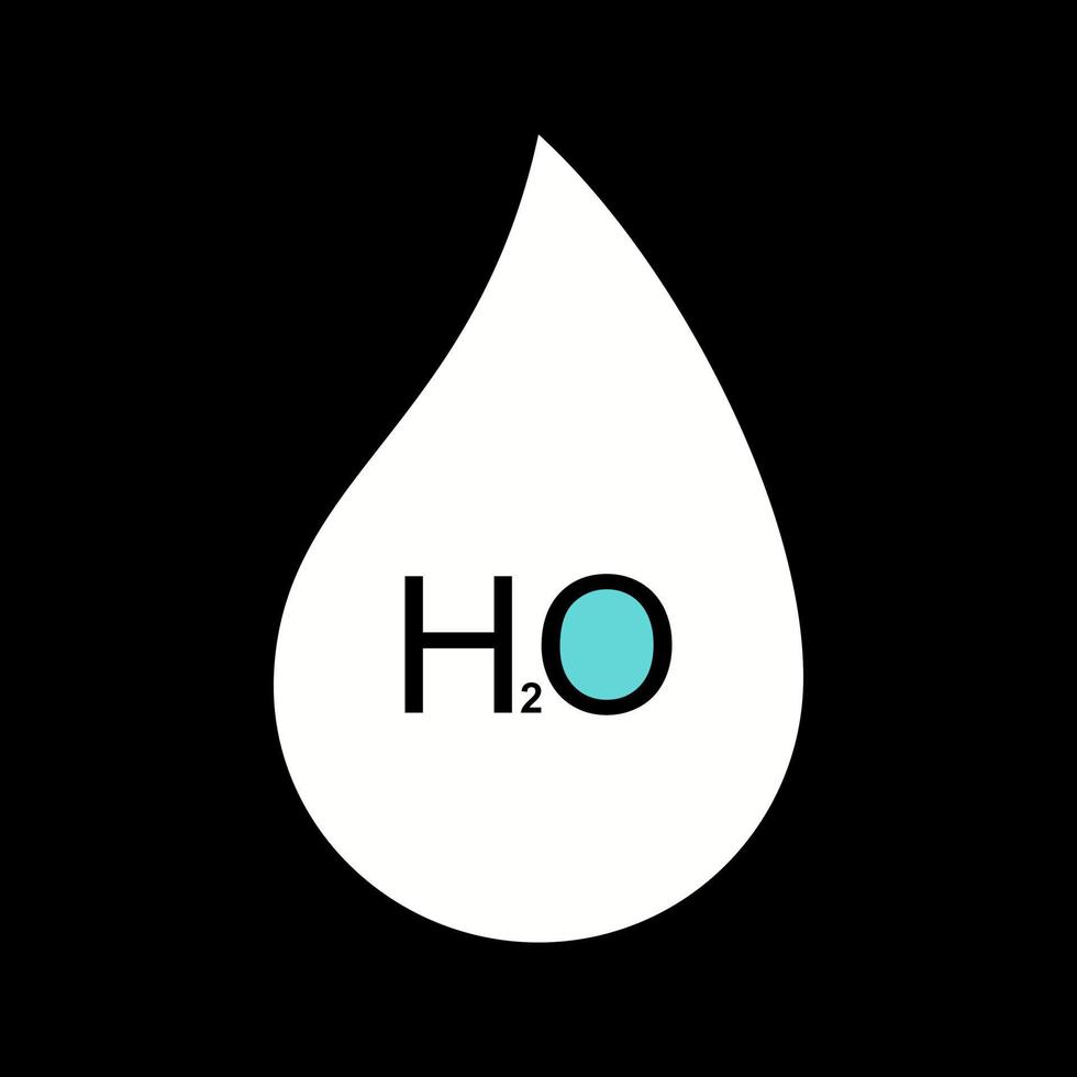 H2O Vector Icon