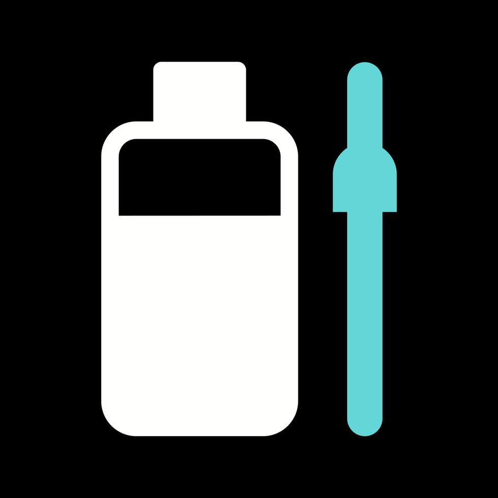 Bottle and Dropper Vector Icon