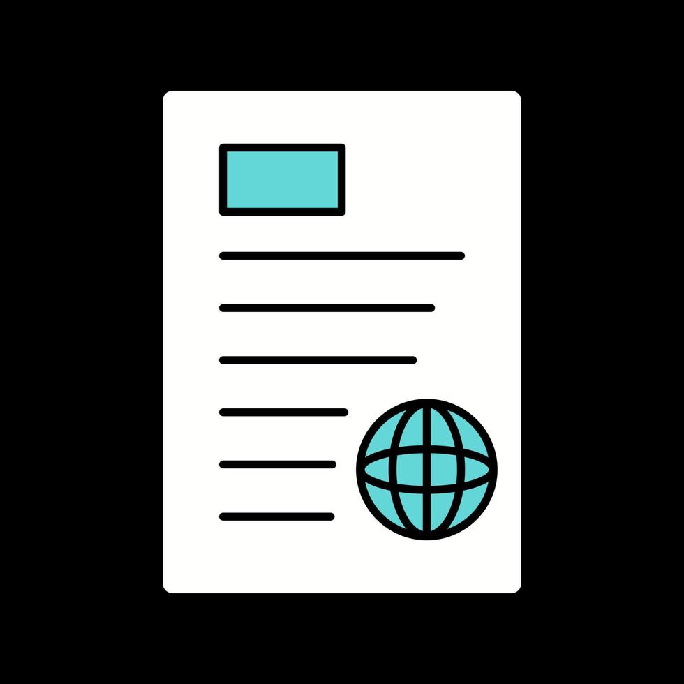 News Report Vector Icon