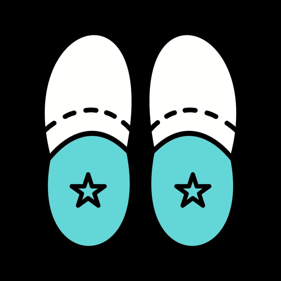 icono de vector de zapatillas