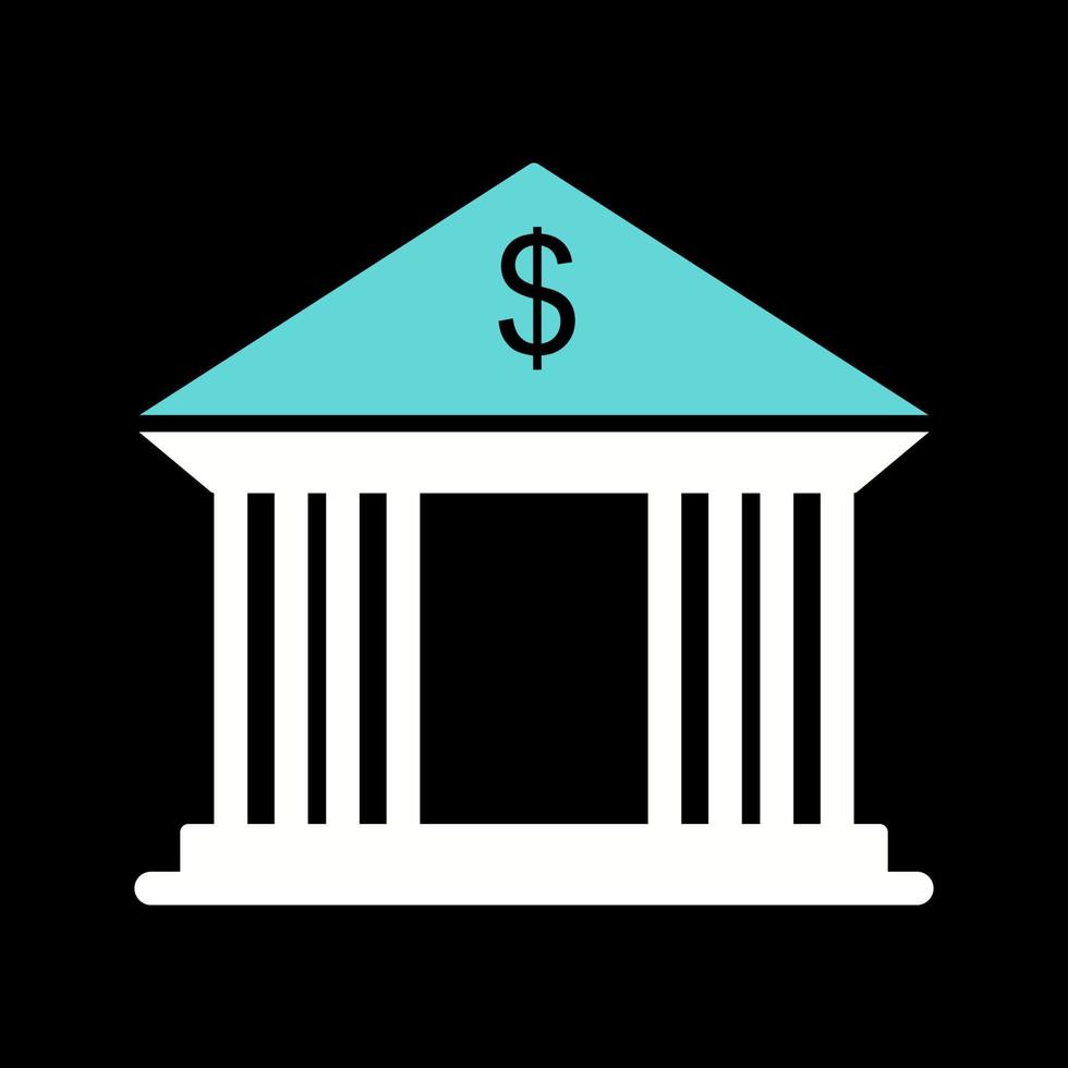 Bank Building Vector Icon