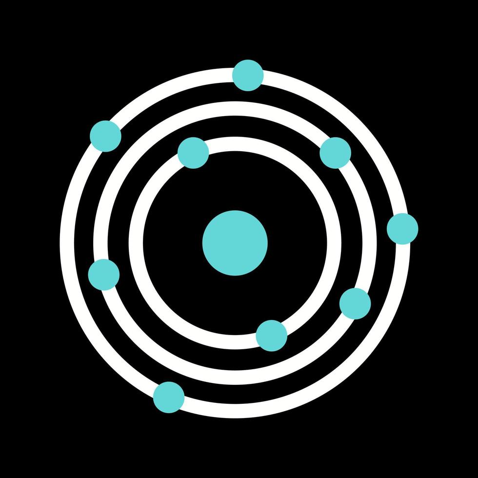 Atomic Structure Vector Icon