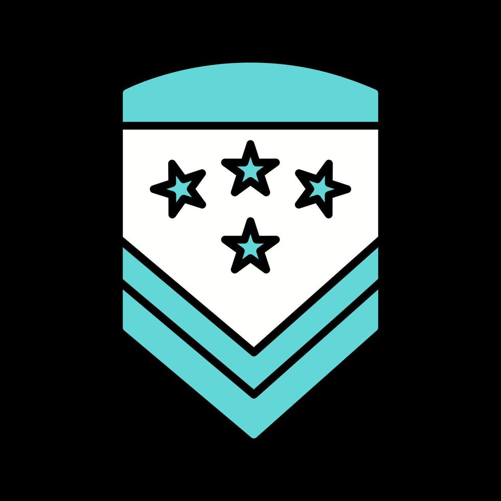Military Badge Vector Icon