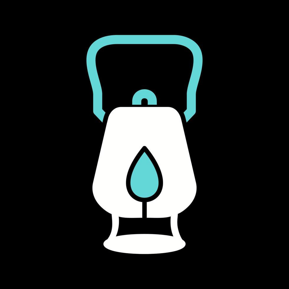 Oil Lamp Vector Icon