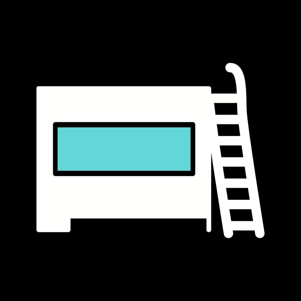 Bunk bed Vector Icon