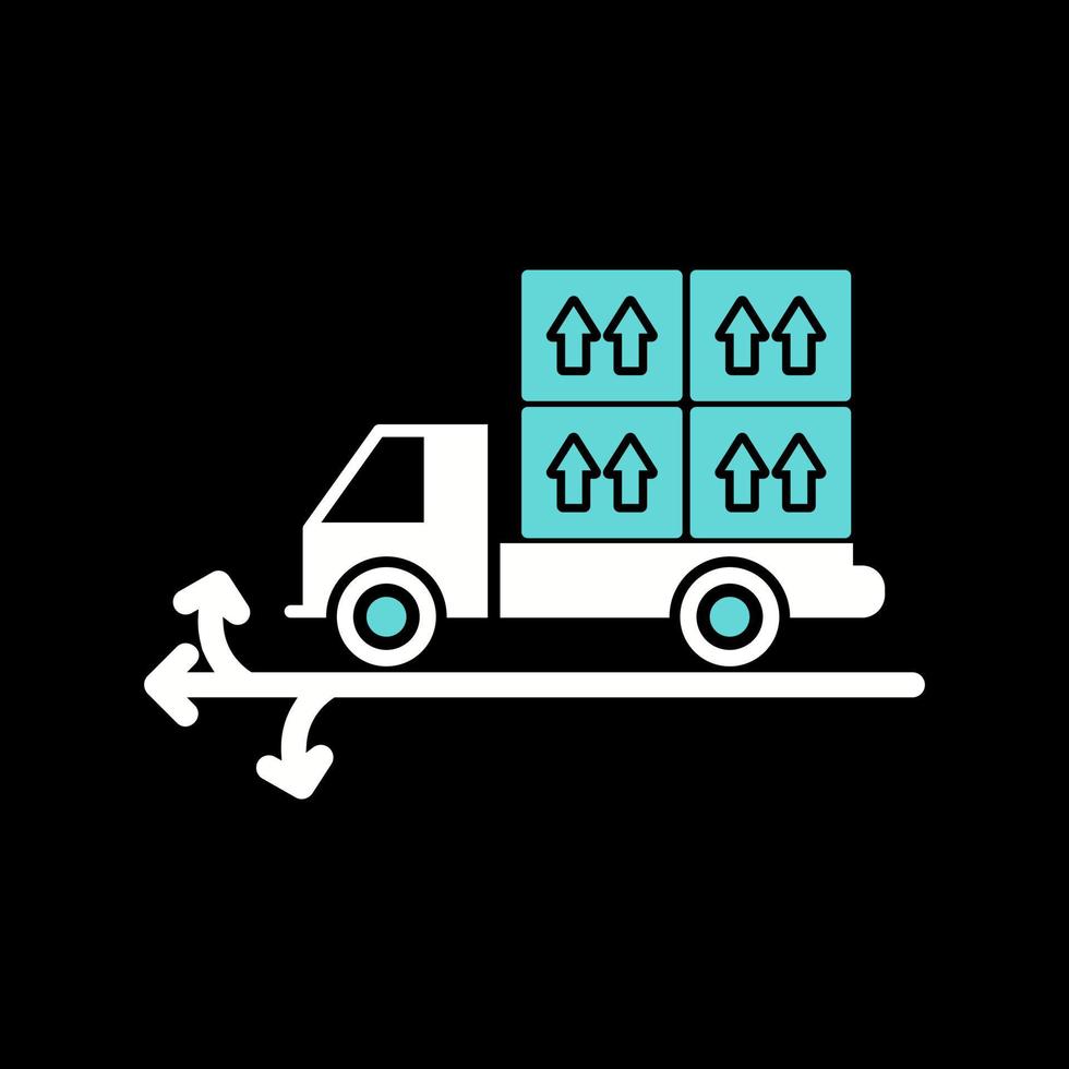 Multiple Delivery Points Vector Icon