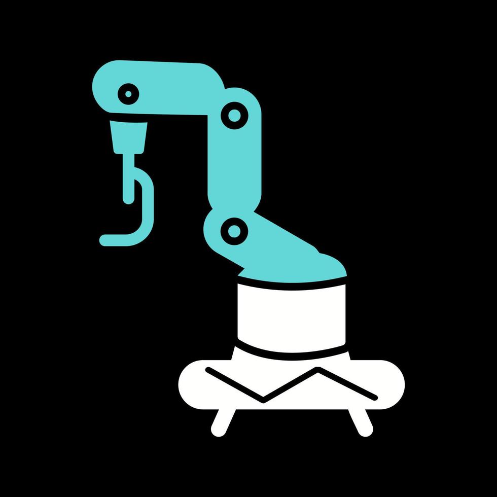 Industrial Robot Vector Icon