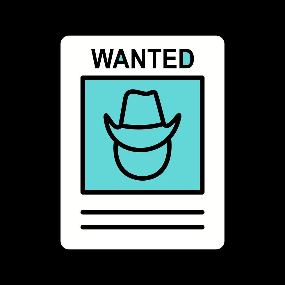 Wanted Poster Vector Icon