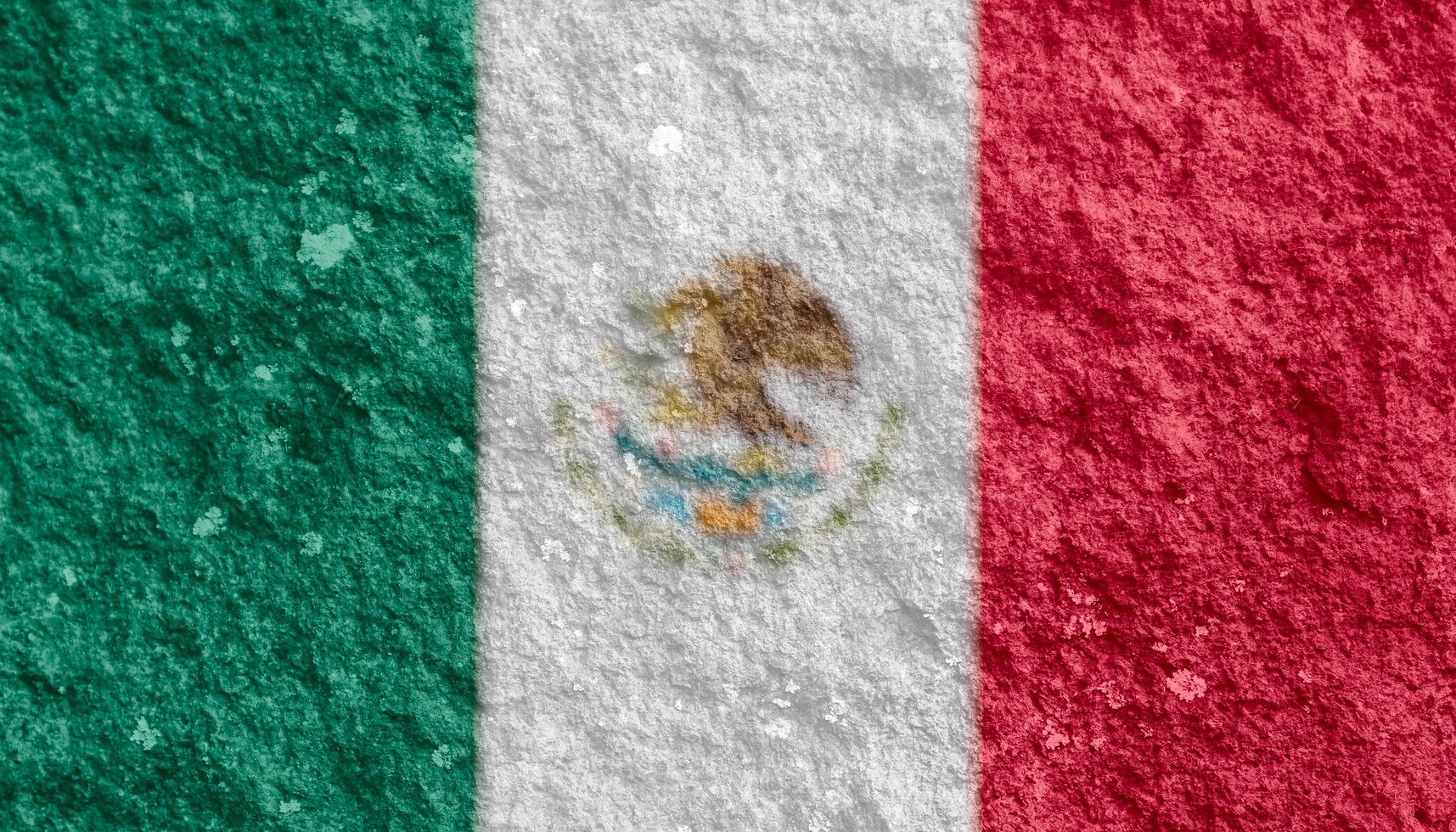 mexican flag texture as a background photo