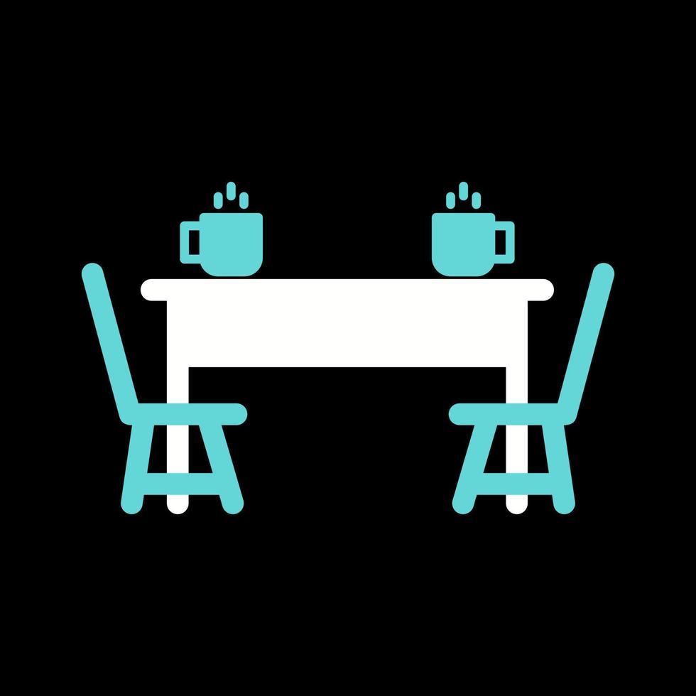 Dining Table Vector Icon