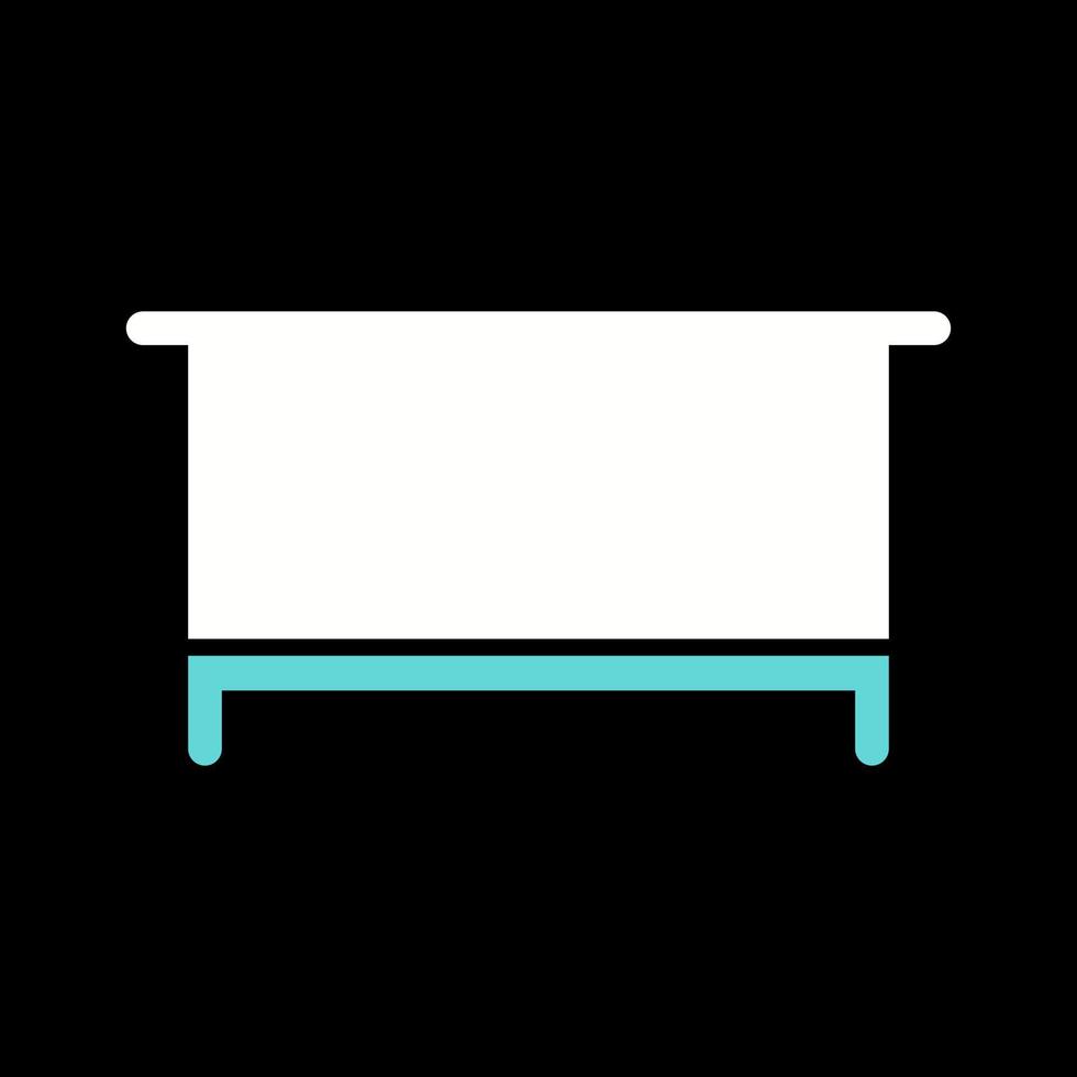 Simple Desk Vector Icon
