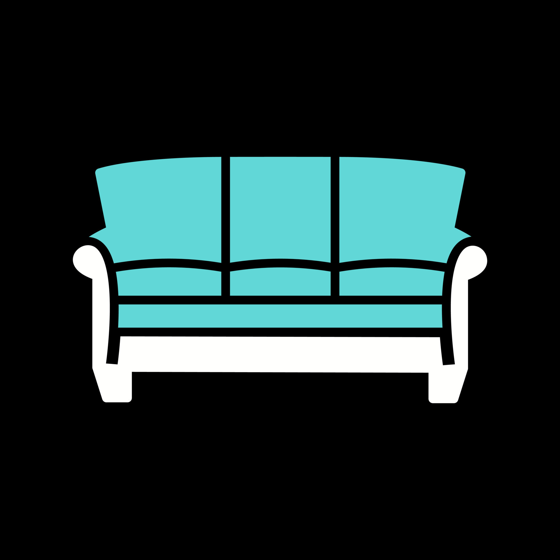 Large Sofa Vector Icon 17469487 Vector Art at Vecteezy