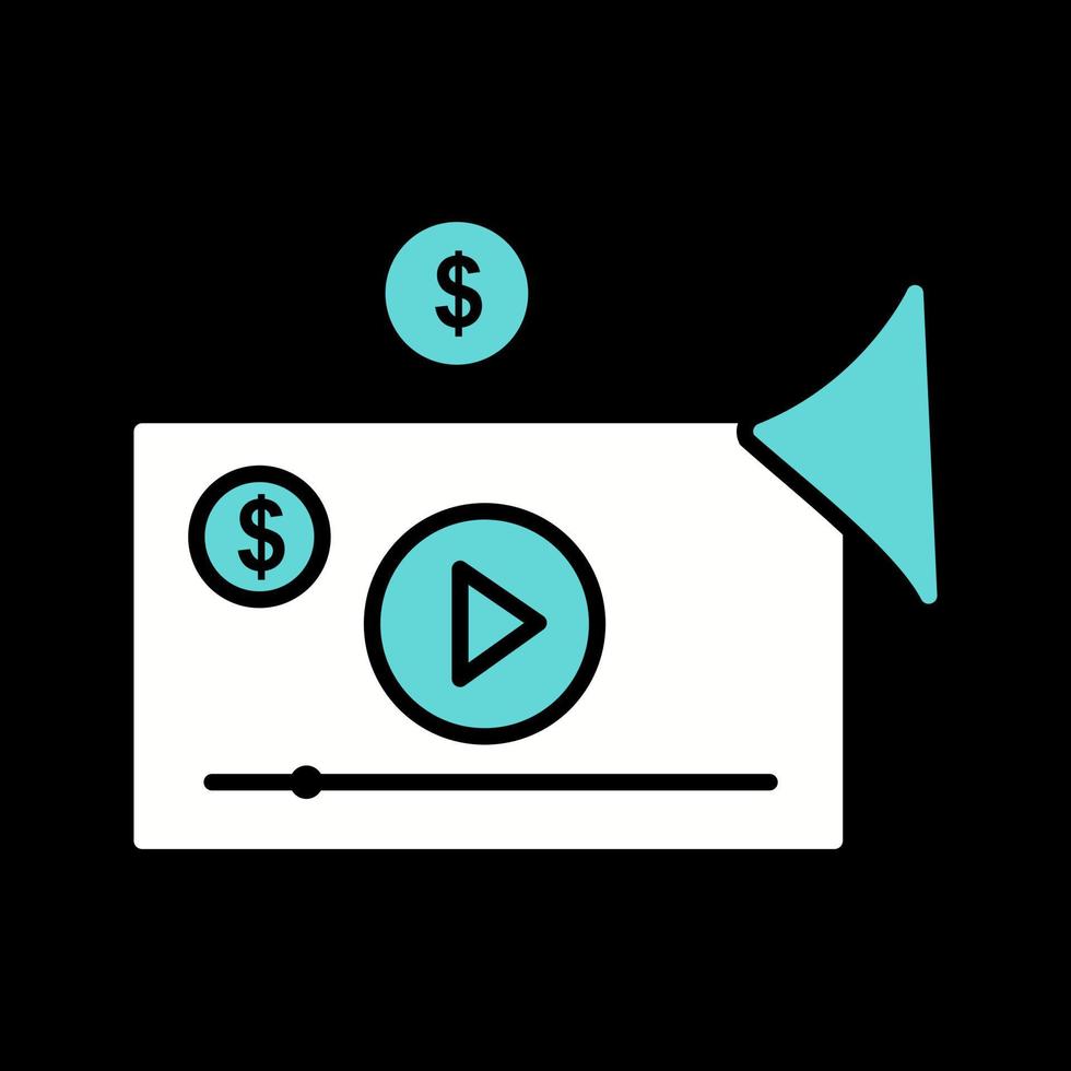 Video Marketing Vector Icon